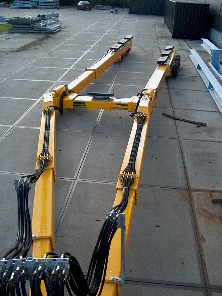 Catamaran lifting at Spot On Marine